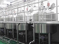 Tanque de proceso para la emulsión de lípidos